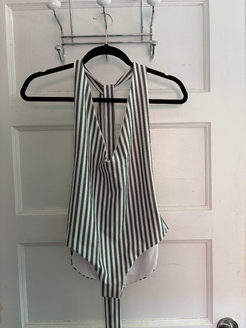 Londre striped multiway one piece swimsuit size medium
